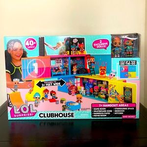 L.O.L. Surprise! Clubhouse Playset with 40+ Surprises and 2 Exclusives Dolls